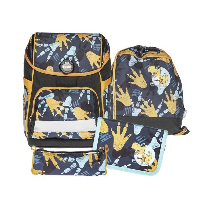 FUNKI Set di borse Cuby-Bag Rock-Dino (20 l, Multicolore)