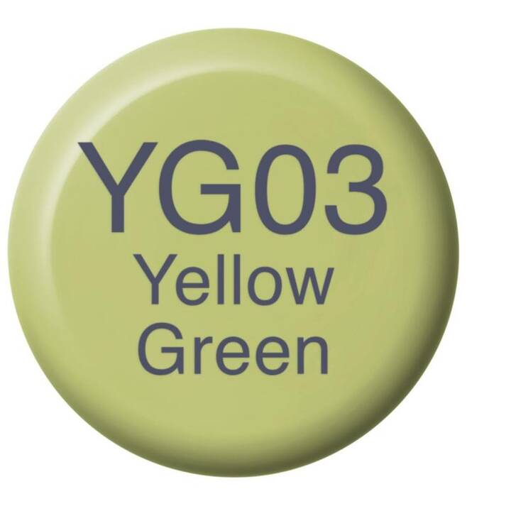 COPIC Encre YG03 - Yellow Green (Vert jaunâtre, 12 ml)
