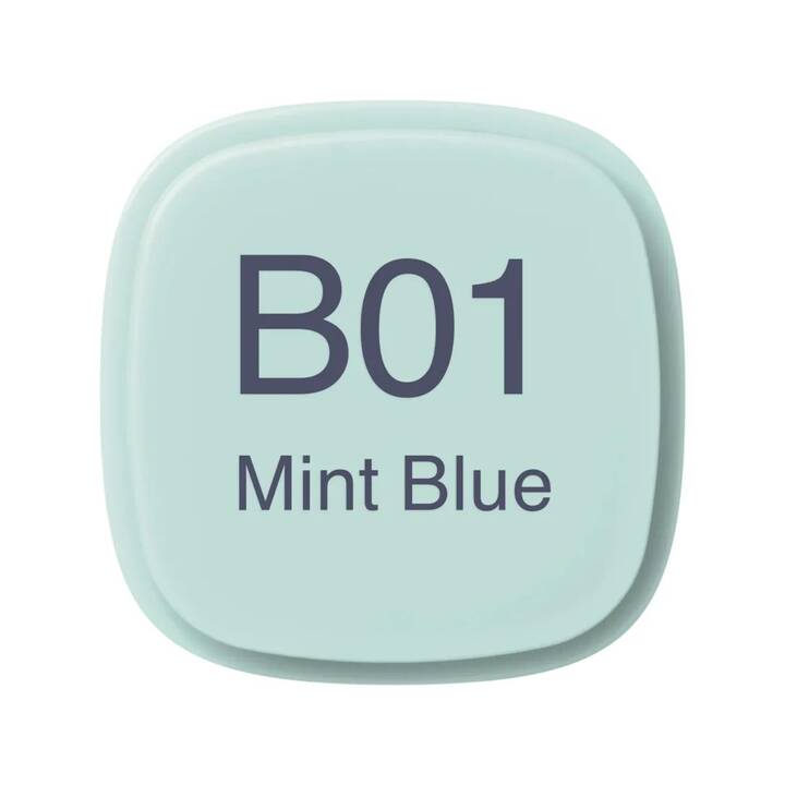 COPIC Marqueur de graphique Classic B01 Mint Blue (Bleu, 1 pièce)