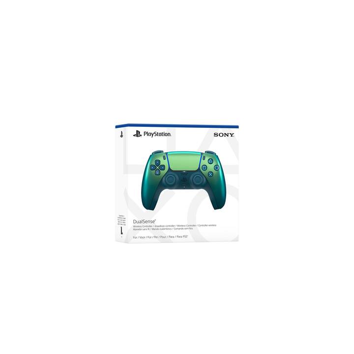 SONY Playstation 5 DualSense Wireless-Controller Teal Controller (Chrom, Grün)