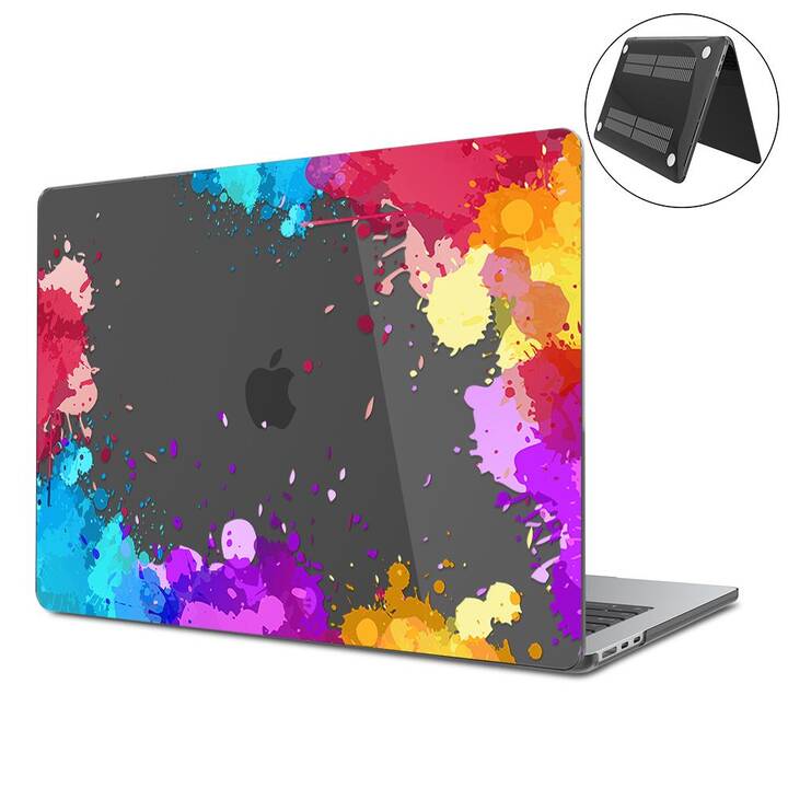 EG Coque rigide (MacBook Air 13" M3 2024, Abstrait, Transparent)