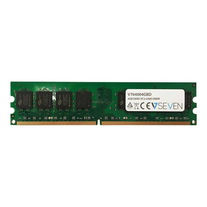VIDEOSEVEN PC2-6400 (1 x 4 Go, DDR2-SDRAM 800 MHz, DIMM 240-Pin)