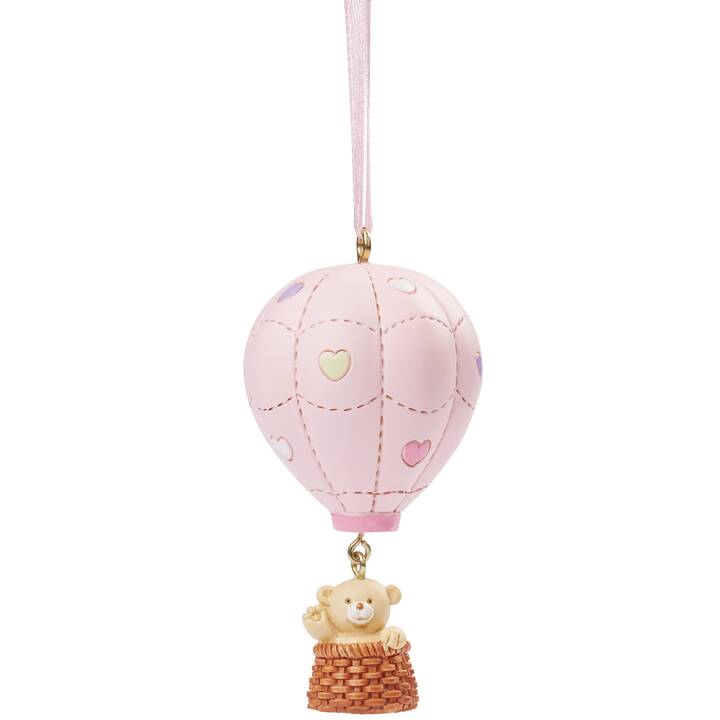 HOBBYFUN Baby-Girl Ballon Deko Miniatur-Figur (Rosé, Mehrfarbig)