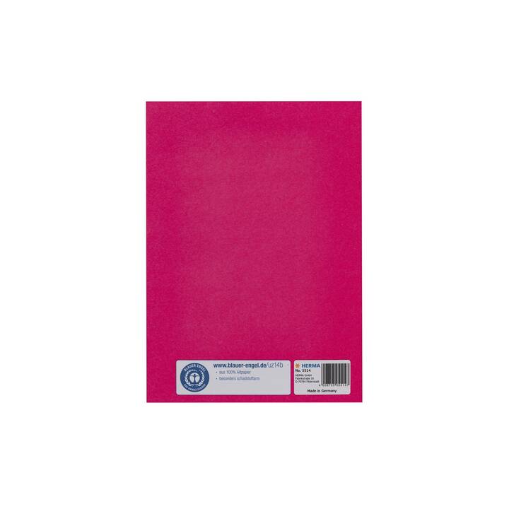 HERMA Protège-cahier (Rose, Pink, A5, 1 pièce)