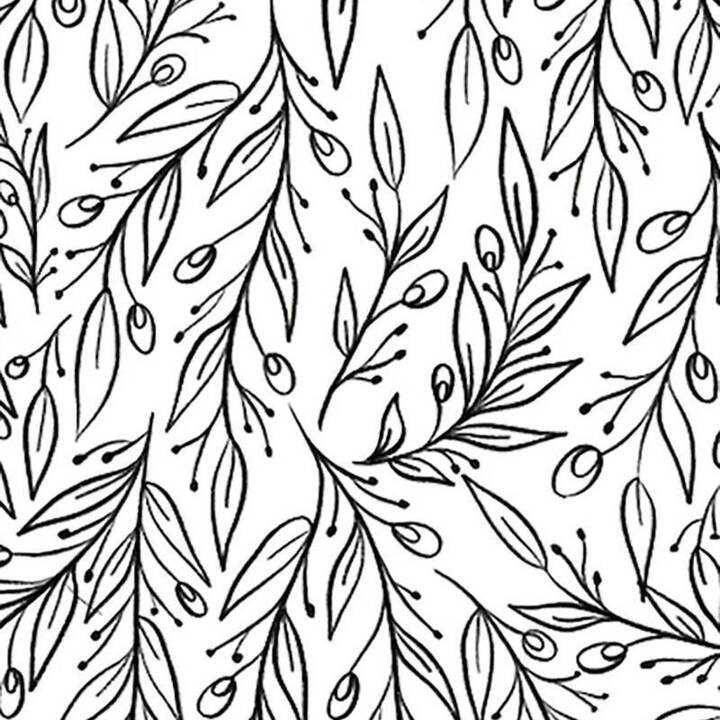 CRICUT Papier à dessin Joy Botanical (Noir, Blanc, 10 pièce)