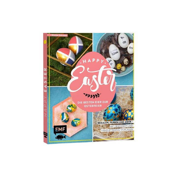 EMF Bastelbuch Happy Easter 1 Stück, Mehrfarbig