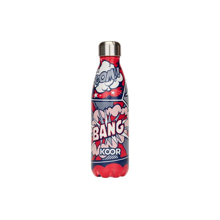 KOOR Bottiglia sottovuoto Boom Bang (0.5 l, Rosso, Blu, Bianco, Multicolore)