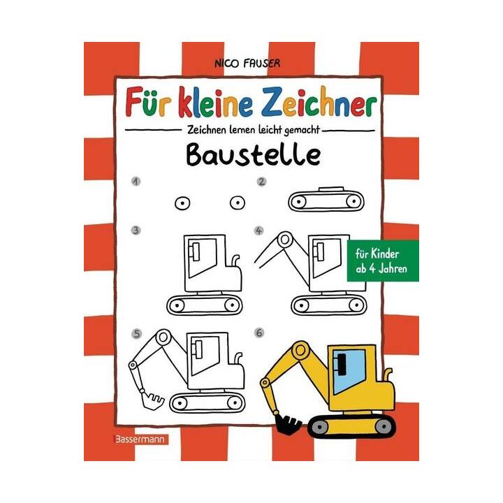 Für kleine Zeichner - Baustelle