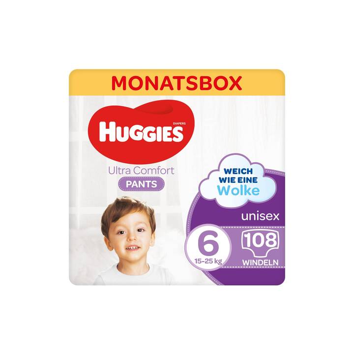 HUGGIES Ultra Comfort Pants 6 (Monatsbox, 108 Stück)