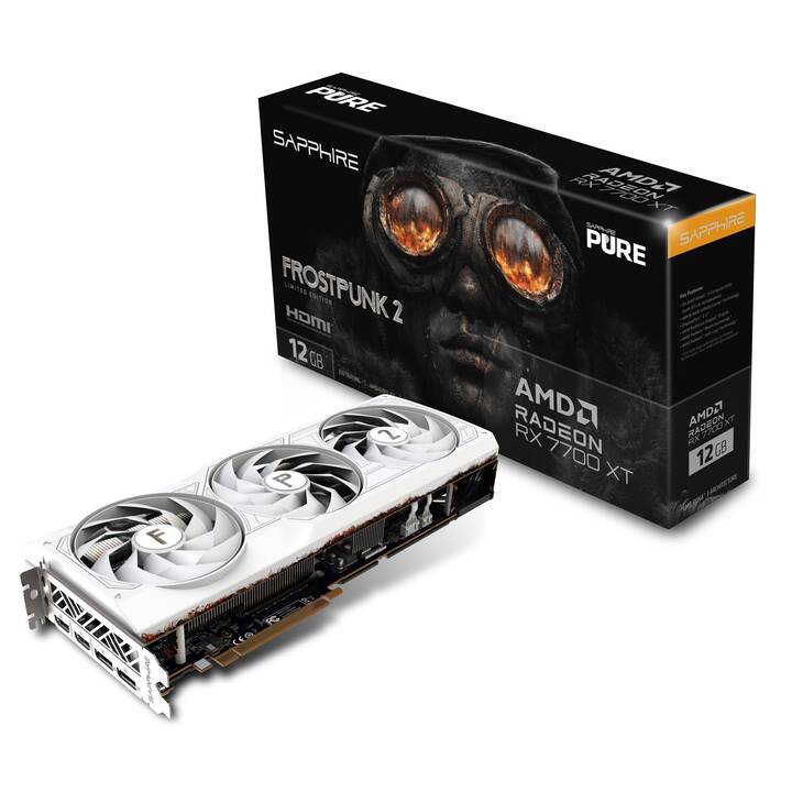 SAPPHIRE TECHNOLOGY PURE Frost Punk 2 Special Edition AMD Radeon RX 7700 XT (12 GB)