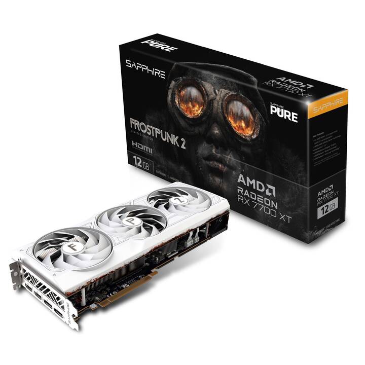 SAPPHIRE TECHNOLOGY PURE Frost Punk 2 Special Edition AMD Radeon RX 7700 XT (12 Go)