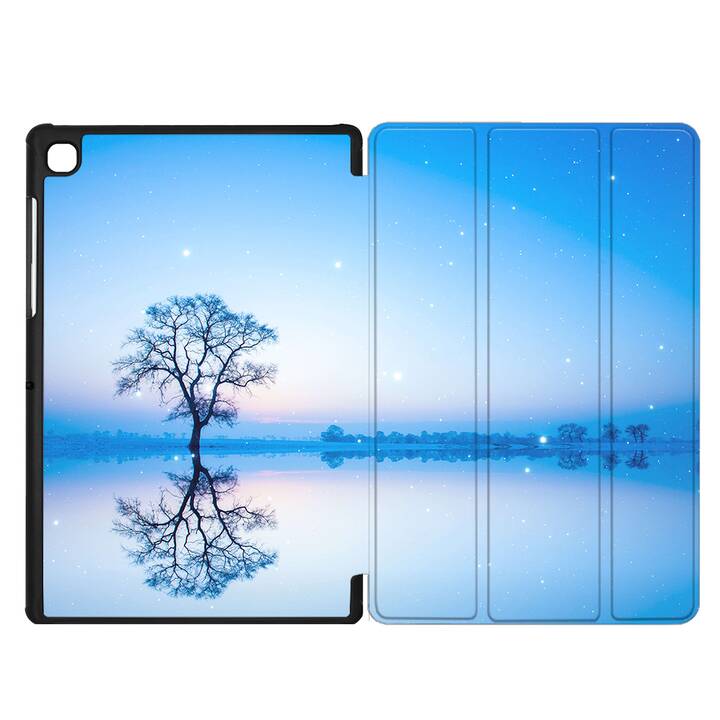 EG coque pour Samsung Galaxy Tab A7 Lite 8.7" (2021) - bleu - paysage