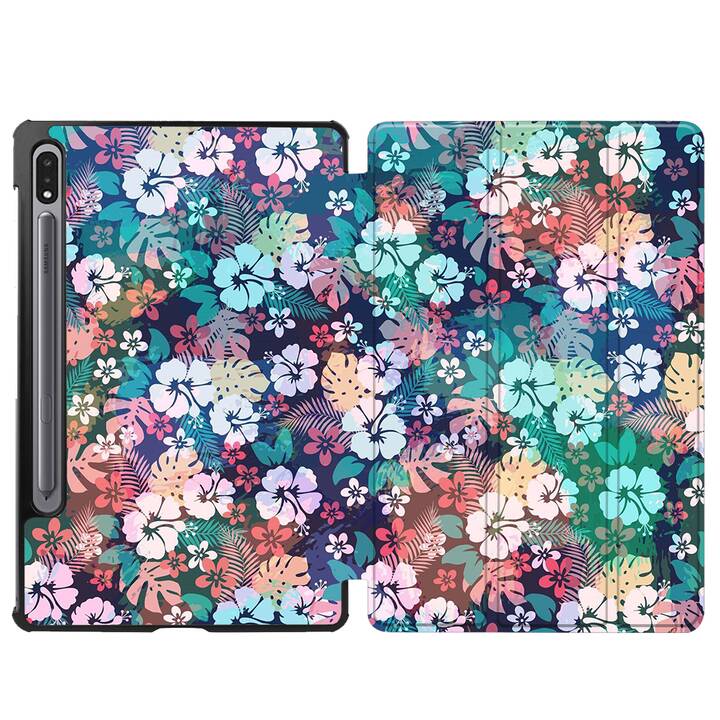 EG cover per Samsung Galaxy Tab S8+ 12.4" (2022) - Multicolore - piante