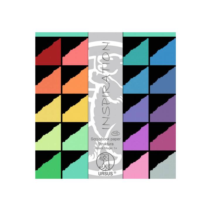 URSUS Carton Struktura Black Magic (Multicolore, 20 pièce)