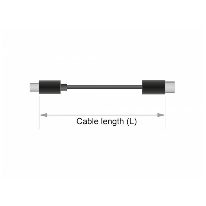 DELOCK Câble USB (Micro USB 2.0 Type-B, USB 2.0 Type-A, 110 cm)