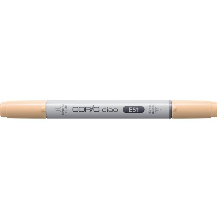 COPIC Marqueur de graphique Ciao E51 Milky White (Beige, 1 pièce)