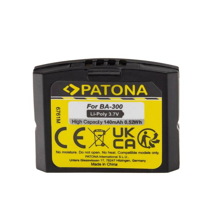 PATONA Batterie / Akku (Schwarz)