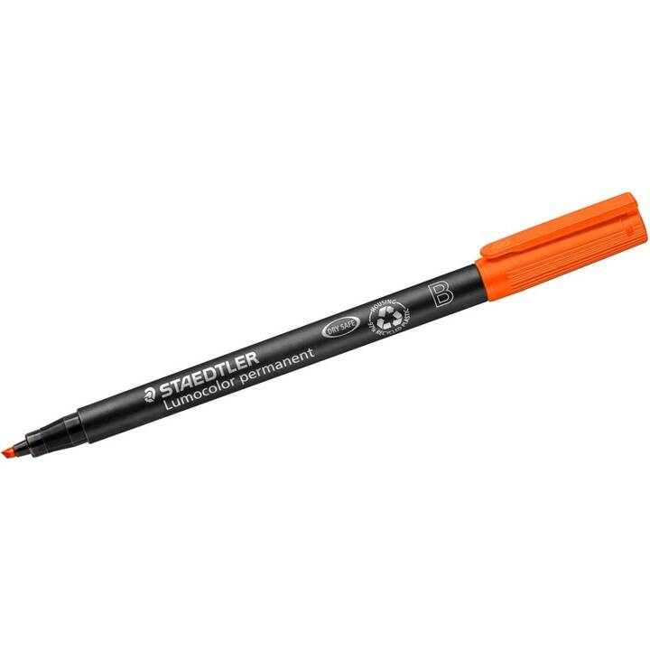 STAEDTLER Marqueur permanent Lumocolor 314 B (Orange, 1 pièce)