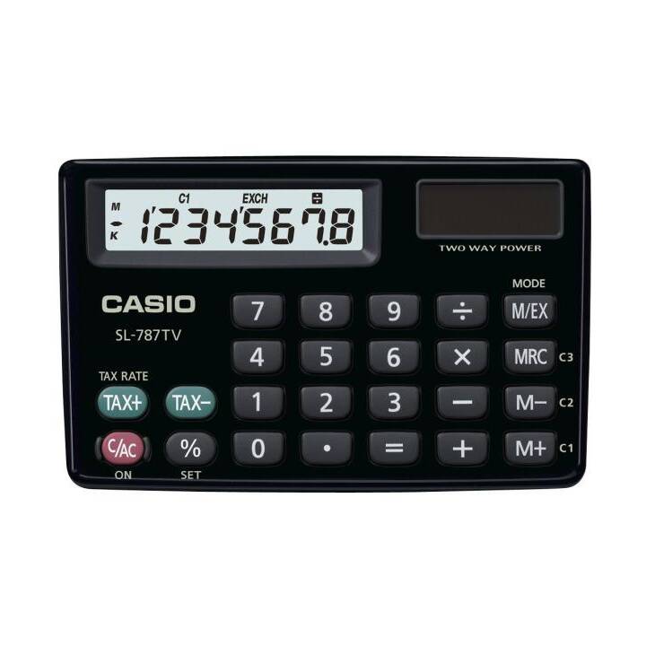 CASIO SL-787TV-BK Calculatrice de poche