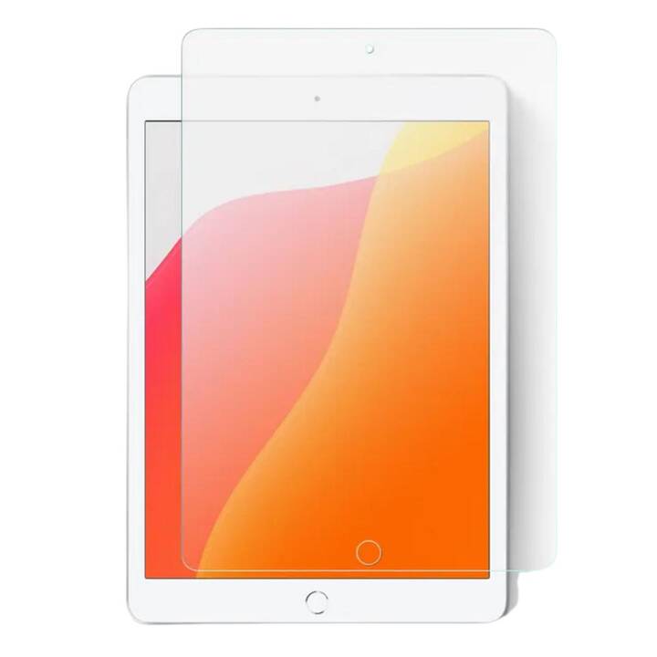 DEQSTER Ma Bildschirmfolie (10.2", iPad Gen. 9 2021, iPad Gen. 8 2020, iPad Gen. 7 2019, Transparent)