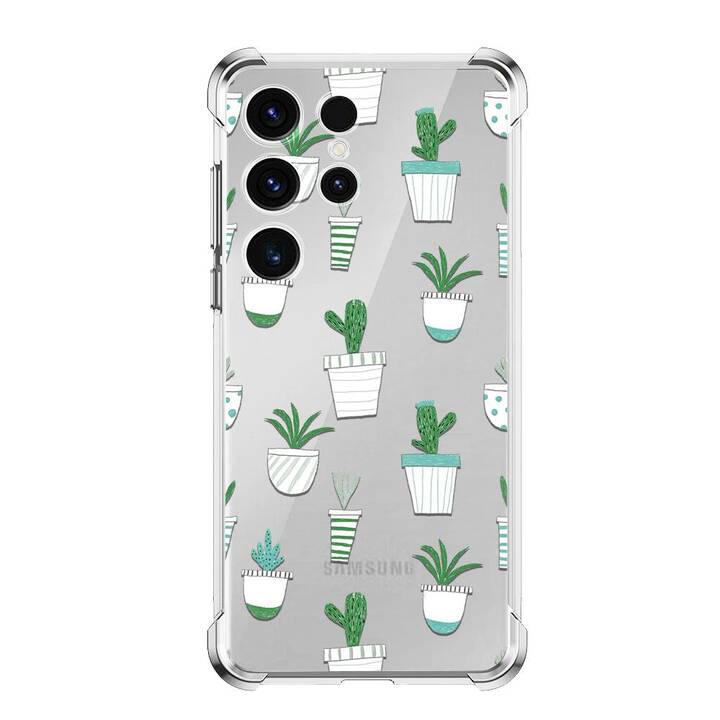 EG Backcover (Galaxy S23 Ultra, Plantes, Vert)