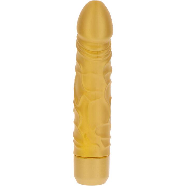 TOYJOY Klassischer Vibrator Gold Dicker