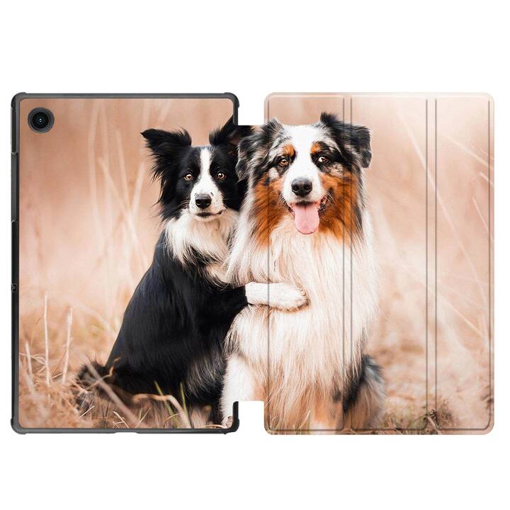 EG coque pour Samsung Galaxy Tab A8 10.5" (2021) - chien - marron