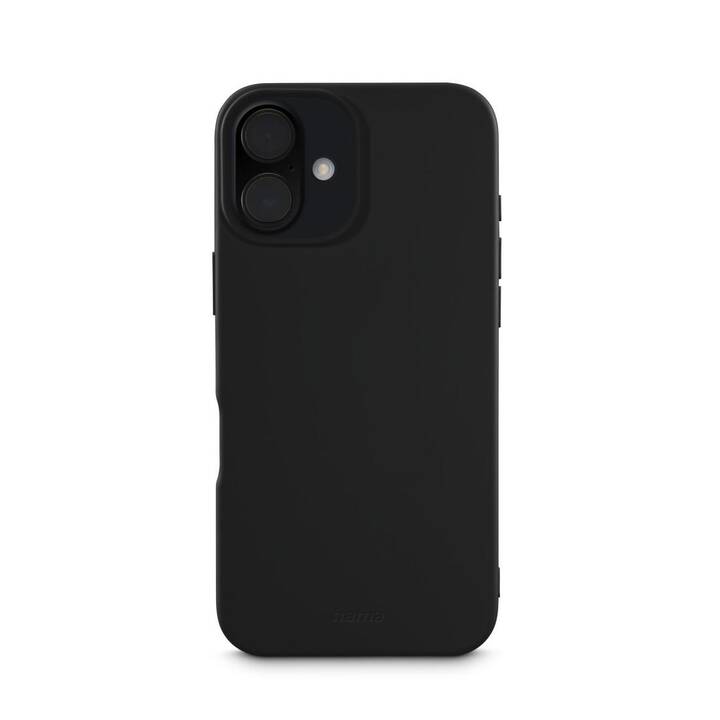 HAMA Backcover Magnetisch Fantastic Feel (iPhone 16 Plus, Schwarz)