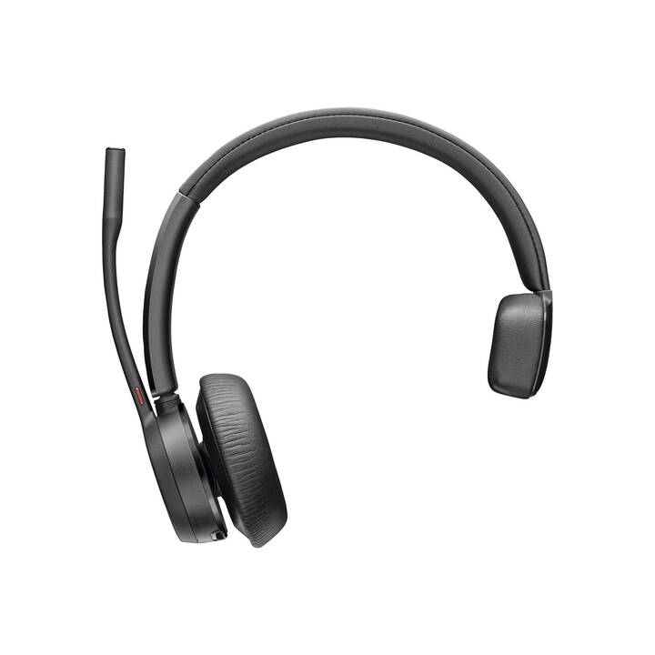 HP Office Headset Voyager 4310 MS (On-Ear, Kabel und Kabellos, Schwarz)