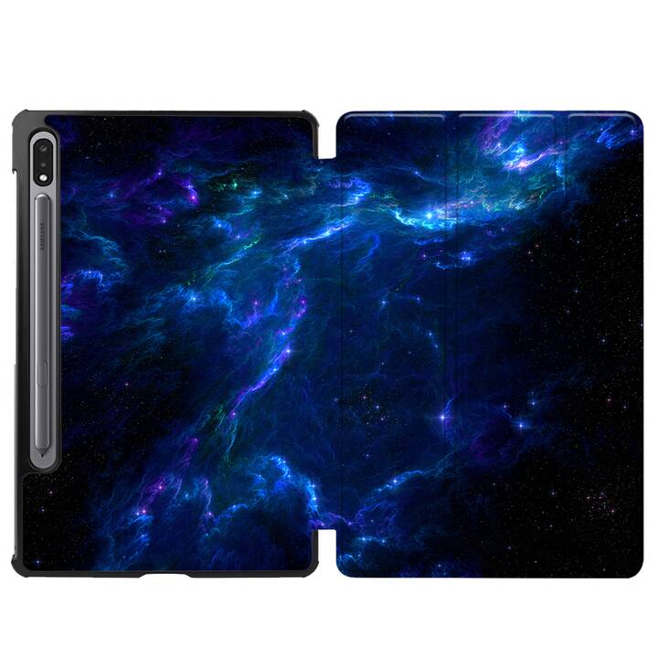 EG cover per Samsung Galaxy Tab S8+ 12.4" (2022) - blu - scuro