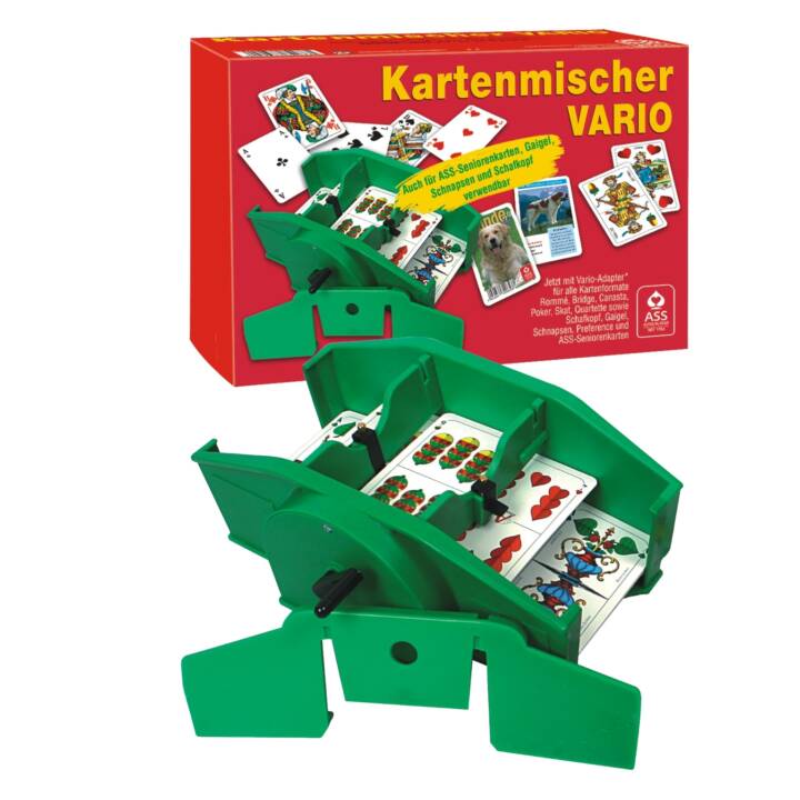 ASS ALTENBURGER Vario Mescolatore di carte (Verde, 1 pezzo)