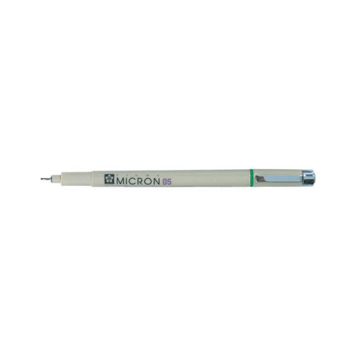 SAKURA Pigma Micron Penna a fibra (Verde, 1 pezzo)