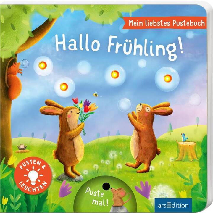 Mein liebstes Pustebuch - Hallo Frühling!. Pusten & leuchten