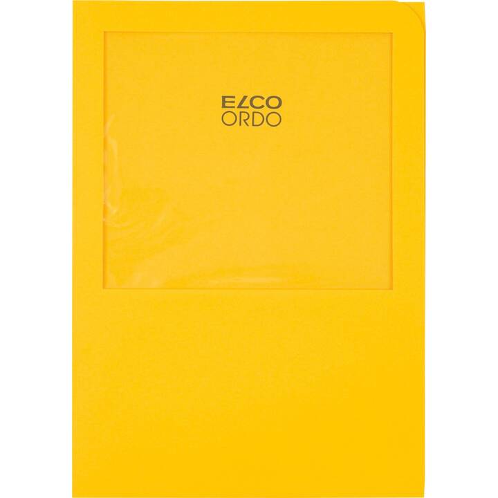 ELCO Cartellina trasparente Ordo (Giallo, A4, 100 pezzo)