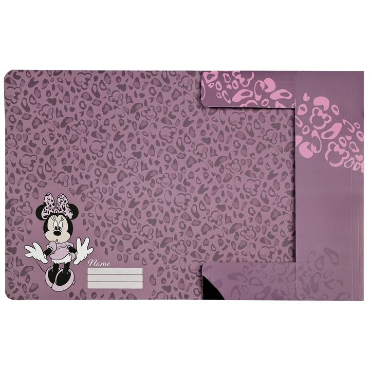 UNDERCOVER Gummizugmappe Minnie Mouse (Rosa, A4, 1 Stück)