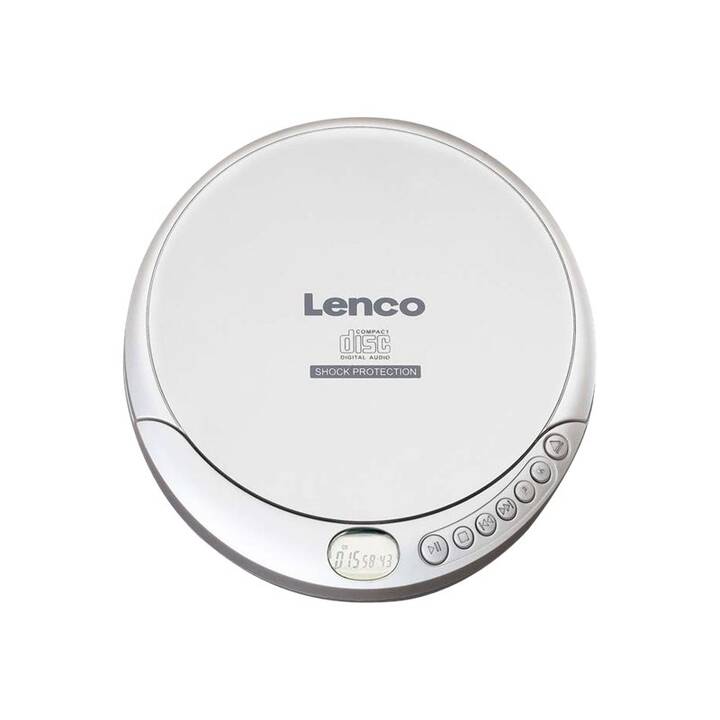 LENCO CD-Player CD-201 (Silber) Interdiscount 