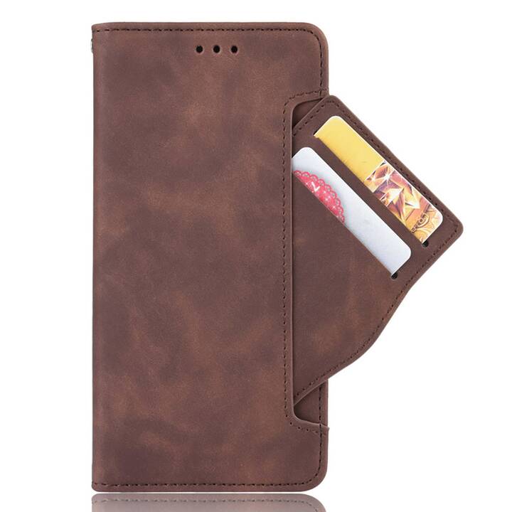EG Mornrise custodia a portafoglio per Apple iPhone SE 4.7" 2020 - marrone