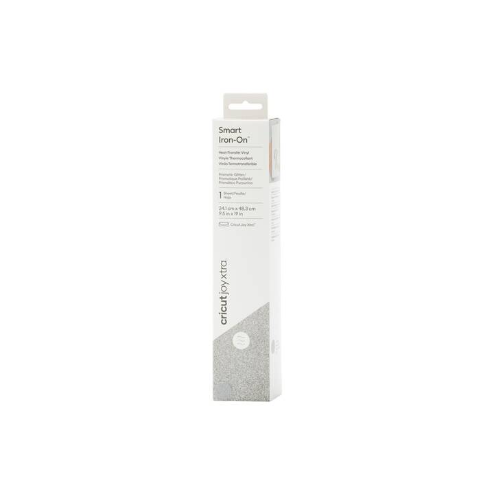 CRICUT Pellicola vinilica Joy Xtra Smart (24.1 cm x 48.3 cm, Argento)
