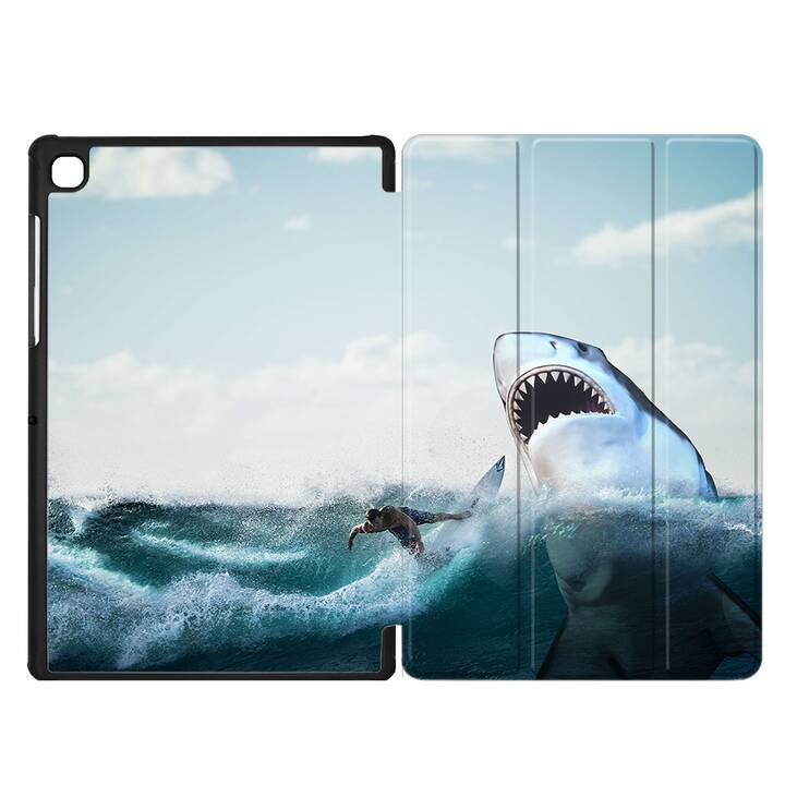 EG coque pour Samsung Galaxy Tab A7 Lite 8.7" (2021) - vert - requin