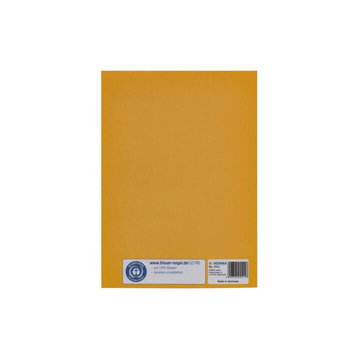 HERMA Protège-cahier (Jaune, A5, 1 pièce)