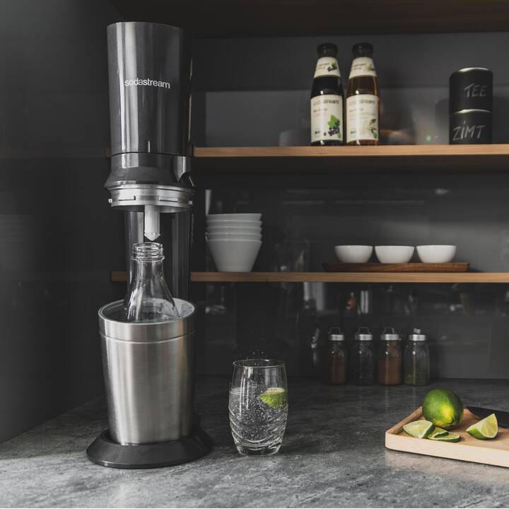 SODASTREAM Crystal Megapack  (60 l, Noir)