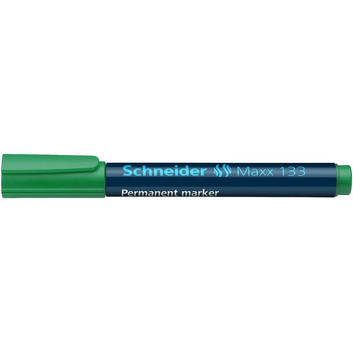 SCHNEIDER Pennarello indelebile Maxx 133 (Verde, 1 pezzo)