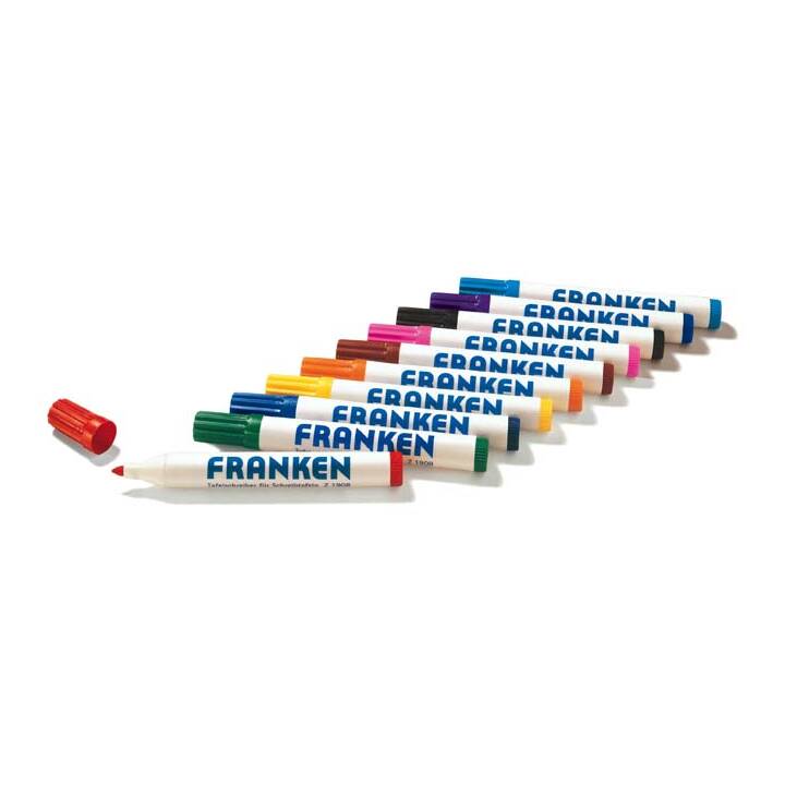 FRANKEN Whiteboard Marker (Mehrfarbig, 4 Stück)