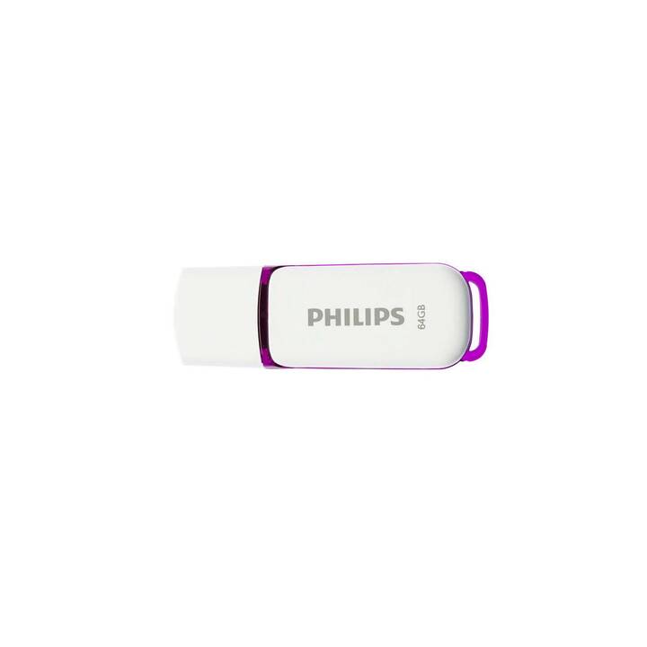 PHILIPS USB-Stick Snow Duo (64 GB, USB 2.0 de type A)
