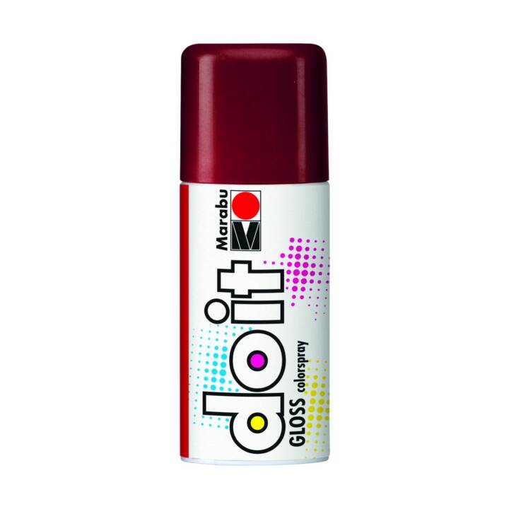 MARABU Spray de couleur Do It Gloss (150 ml, Rouge, Multicolore)