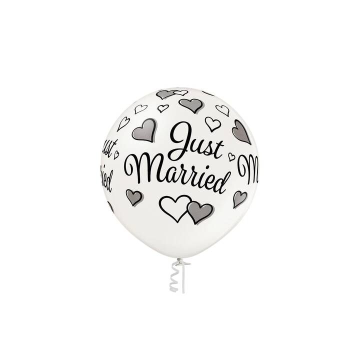BELBAL Palloncino Just Married (600 mm, 2 pezzo)
