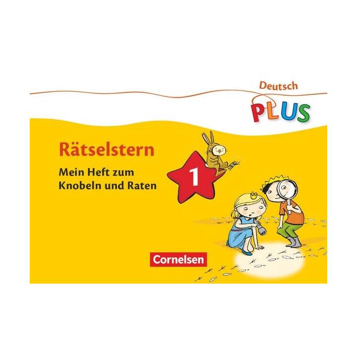 Deutsch plus - Grundschule, Lese-Mal-Hefte, Rätselstern, Mein Heft zum Knobeln und Raten, Arbeitsheft 1