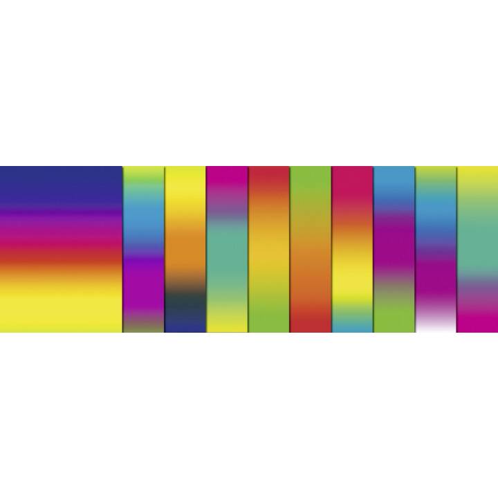 URSUS Tonzeichenpapier (Mehrfarbig, 10 Stück)