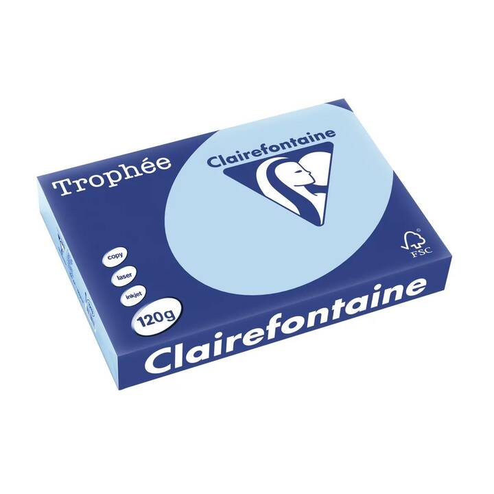 CLAIREFONTAINE Trophée Farbiges Papier (250 Blatt, A4, 120 g/m2)