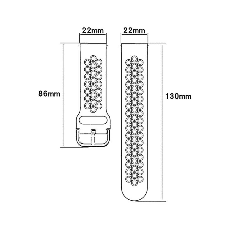 EG Armband (Samsung Galaxy Galaxy Watch4 44 mm, Grau, Grün)